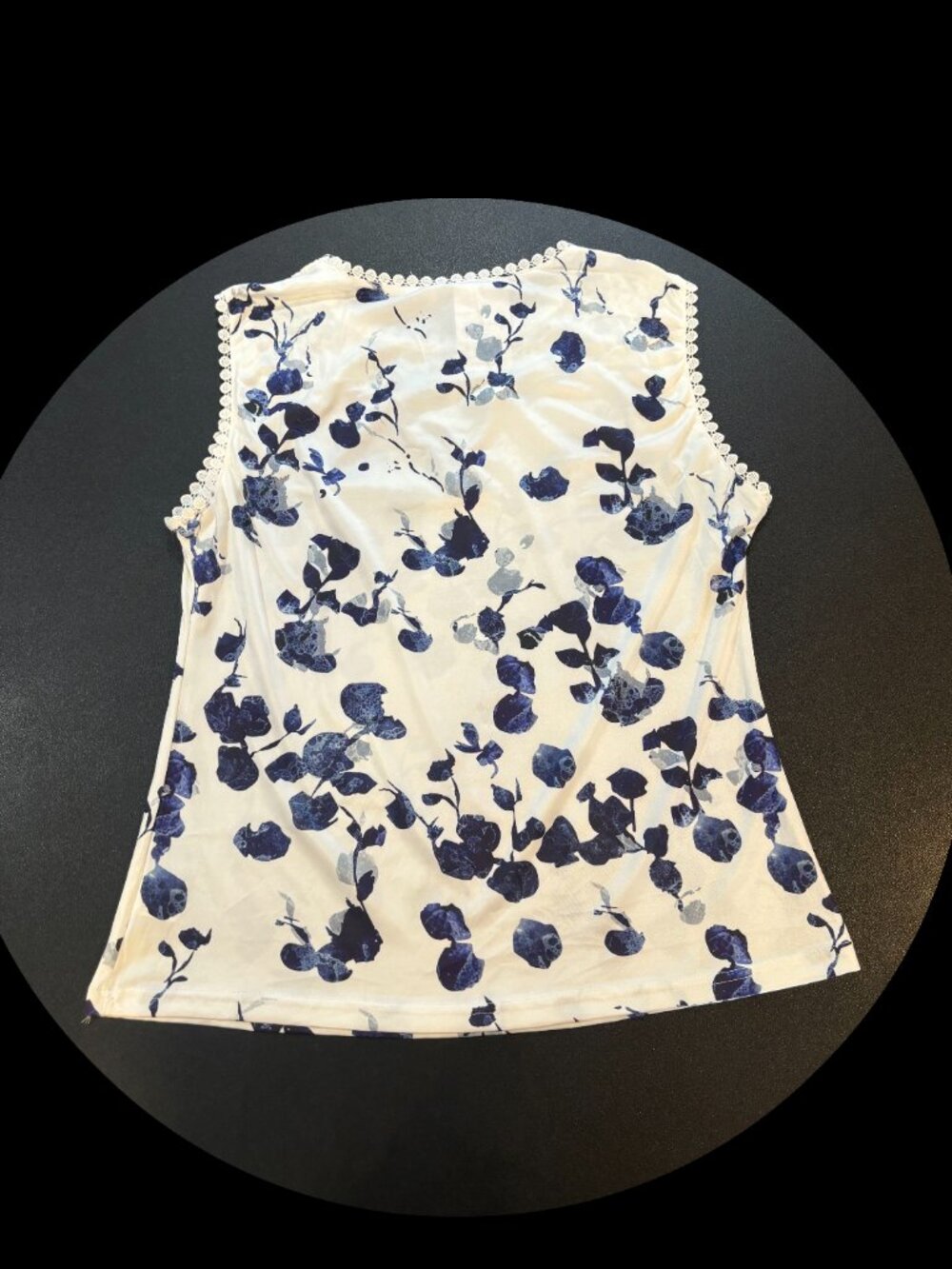 La Mode Blue and White Shirt